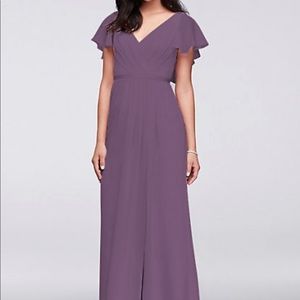 David’s Bridal Bridesmaid Dress in Wisteria Sz 6